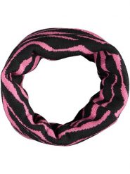 Buff Szal-koło w kolorze czarno-jasnoróżowym - 29 x 27 cm rozmiar: onesize. Czarne szaliki i kominy damskie Buff, bez wzorów, z materiału. Za 105.95 zł.