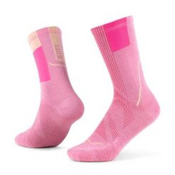 Skarpety BUFF Coolnet Crew. Czerwone skarpetki damskie Buff, bez wzorów. Za 119.99 zł.