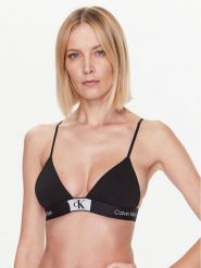 Calvin Klein Underwear Biustonosz braletka Unlined 000QF7217E Czarny. Czarne biustonosze Calvin Klein Underwear, bez wzorów, z bawełny. Za 99.99 zł.