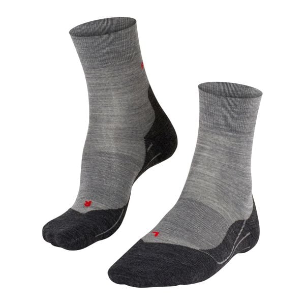 Skarpetki damskie Falke RU4 Wool. Szare skarpetki damskie Falke, bez wzorów, z materiału. Za 147.50 zł.