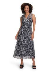 CARTOON Sukienka w kolorze czarnym rozmiar: 40. Czarne sukienki damskie Cartoon, bez wzorów, bez kołnierzyka, bez ramiączek, midi. Za 127.95 zł.