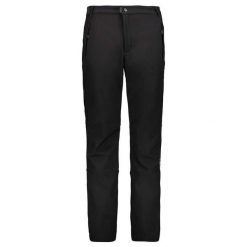 Spodnie Narciarskie Softshell Rozmiar 4XL Czarny - 3A14257-U901. Czarne spodnie materiałowe męskie CMP, bez wzorów, z softshellu, sportowe. Za 394.00 zł.