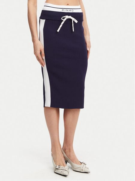 PINKO Spódnica ołówkowa Marmolada Gonna 104740 A2FQ Granatowy Slim Fit. Niebieskie spódniczki damskie Pinko, s, bez wzorów, z syntetyku, ołówkowe. Za 569.99 zł.