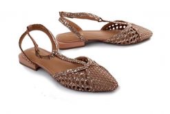 Gioseppo JHELUM 79237 NUDE, sandały damskie. Brązowe sandały damskie Gioseppo, bez wzorów, ze skóry, bez obcasa. Za 369.90 zł.