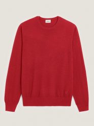 Rodier Wełniany sweter w kolorze czerwonym rozmiar: XXL. Czerwone swetry męskie Rodier, xxl, bez wzorów, z wełny, bez kołnierzyka. Za 260.99 zł.