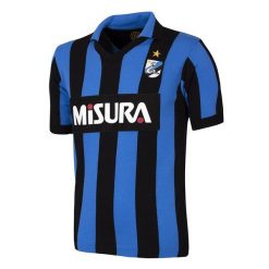 Koszulka Retro Piłkarska - Dorosły - FC Internazionale 1986 - Niebieski-Czarny. Niebieskie t-shirty sportowe męskie COPA FOOTBALL, bez ramiączek, do piłki nożnej. Za 383.47 zł.