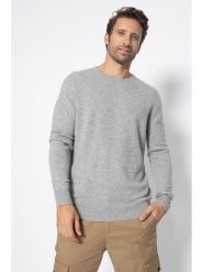 Perfect Cashmere Kaszmirowy sweter "Blake" w kolorze jasnoszarym rozmiar: M. Szare swetry męskie Perfect Cashmere, m, bez wzorów, z kaszmiru, bez kołnierzyka. Za 413.99 zł.