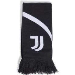 Szalik Adidas Z Frędzlami. Czarne szaliki męskie JUVENTUS FC, bez wzorów, z materiału. Za 155.99 zł.