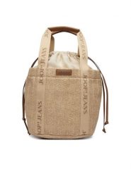 JOOP! Jeans Torebka Camille 4130001325 Beżowy. Brązowe torebki klasyczne damskie Joop! Jeans, bez wzorów, z jeansu, bez dodatków. Za 609.99 zł.