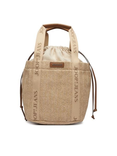 JOOP! Jeans Torebka Camille 4130001325 Beżowy. Brązowe torebki klasyczne damskie Joop! Jeans, bez wzorów, z jeansu, bez dodatków. Za 609.99 zł.