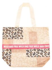Zwillingsherz Shopper bag "Animal Mix" w kolorze beżowym rozmiar: onesize. Brązowe shopper bag damskie Zwillingsherz, bez wzorów, z materiału, na ramię, bez dodatków. Za 87.19 zł.