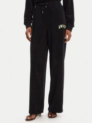 Juicy Couture Spodnie dresowe Regan JCWBJ125335 Czarny Wide Leg. Czarne spodnie dresowe damskie Juicy Couture, m, bez wzorów, z bawełny. Za 199.99 zł.