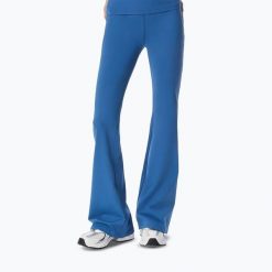 Legginsy treningowe damskie Cardio Bunny Flare. Niebieskie legginsy damskie Cardio Bunny, l, bez wzorów, z elastanu. Za 189.99 zł.