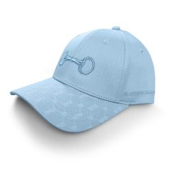 Czapka z daszkiem Daisy JD ATTACK. Niebieskie czapki z daszkiem damskie JD ATTACK, z aplikacjami, z bawełny. Za 109.00 zł.