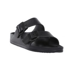 Klapki Damskie Lady Brooklyn. Czarne klapki damskie Regatta, bez wzorów, z materiału, bez obcasa, na obcasie. Za 92.99 zł.