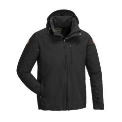 Kurtka męska Pinewood Finnveden Hybrid. Czarne kurtki męskie Pinewood, m, bez wzorów, sportowe, bez kaptura. Za 589.99 zł.