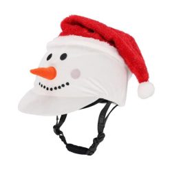 Czapka na kask jeździecki QHP Noël. Białe czapki męskie QHP, bez wzorów, z poliesteru, klasyczne. Za 158.00 zł.