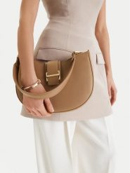 GINO ROSSI Torebka 1-2 Brązowy. Brązowe torebki klasyczne damskie Gino Rossi, bez wzorów, z materiału, bez dodatków. Za 229.99 zł.