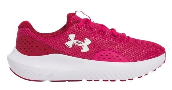 Buty do biegania damskie Under Armour Charged Surge 4. Czerwone obuwie do biegania damskie Under Armour. Za 160.99 zł.
