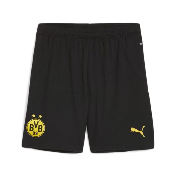 Szorty Borussia Dortmund 2024/25. Czarne szorty męskie Puma, z żakardem, bez kołnierzyka. Za 193.00 zł.