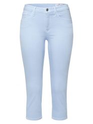 Cross Jeans Rybaczki "Amber" - Slim fit - w kolorze błękitnym rozmiar: W27. Niebieskie jeansy damskie Cross Jeans. Za 88.02 zł.