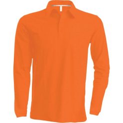 Koszulka polo z długim rękawem Kariban. Brązowe koszulki męskie z długim rękawem KARIBAN, m. Za 151.50 zł.