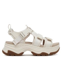 Sandały Teva. Białe obuwie trekkingowe damskie Teva, bez wzorów, bez obcasa. Za 429.99 zł.