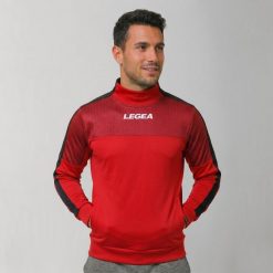 Kurtka Damasco do biegania Czerwono-Ciemnoszara. Czerwone kurtki damskie Legea, xl, bez wzorów, z bawełny, bez kaptura. Za 84.00 zł.