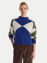 Tommy Hilfiger Sweter WW0WW47464 Kolorowy Relaxed Fit. Swetry klasyczne damskie Tommy Hilfiger, s, z syntetyku, bez kołnierzyka. Za 999.99 zł.