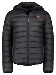 Geographical Norway Kurtka pikowana "Amigoglerc Hood" w kolorze czarnym rozmiar: XXL. Czarne kurtki męskie Geographical Norway, xxl, bez wzorów, bez kaptura. Za 139.87 zł.