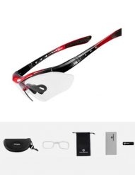 Okulary przeciwsłoneczne Rockbros 1014. Czarne okulary przeciwsłoneczne damskie ROCKBROS, z gumy. Za 99.99 zł.