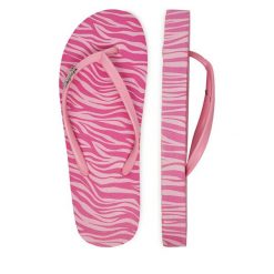 Japonki Juicy Couture. Czerwone klapki damskie Juicy Couture, bez wzorów, bez obcasa. Za 79.99 zł.