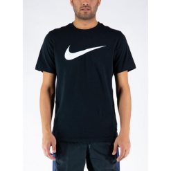 Koszulka sportowa męska Nike Icon Swoosh. Czarne t-shirty sportowe męskie Nike, m, bez ramiączek, na fitness i siłownię. Za 184.00 zł.