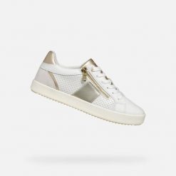 Buty damskie Geox Blomiee E. Białe obuwie treningowe damskie Geox, do biegania. Za 440.90 zł.