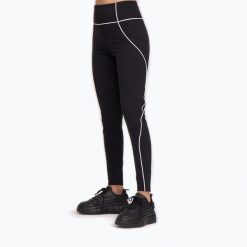 Legginsy treningowe damskie Cardio Bunny HCB-125. Czarne legginsy damskie Cardio Bunny, bez wzorów, na fitness i siłownię. Za 84.99 zł.
