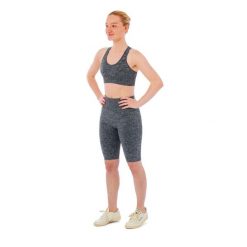 Damski zestaw sportowy Xtreme - spodenki sportowe + top sportowy - Antracyt. Szare spodenki sportowe damskie XTREME SOCKSWEAR, l, z materiału, na fitness i siłownię. Za 177.72 zł.