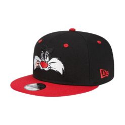 Czapka z daszkiem New Era 9FIFTY Grosminet Sylvester The Cat 60424823 Youth. Czarne czapki męskie New Era, bez wzorów, sportowe. Za 109.00 zł.