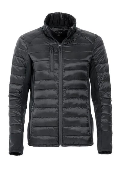 Clique Kurtka Lemont z wypełnieniem przypominającym puch i panelami softshell. Czarne kurtki męskie CLIQUE, m, bez wzorów, z poliesteru, bez kaptura. Za 270.89 zł.