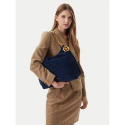 Torebka MICHAEL Michael Kors. Niebieskie torebki klasyczne damskie MICHAEL Michael Kors, bez wzorów, bez dodatków. Za 1,639.00 zł.