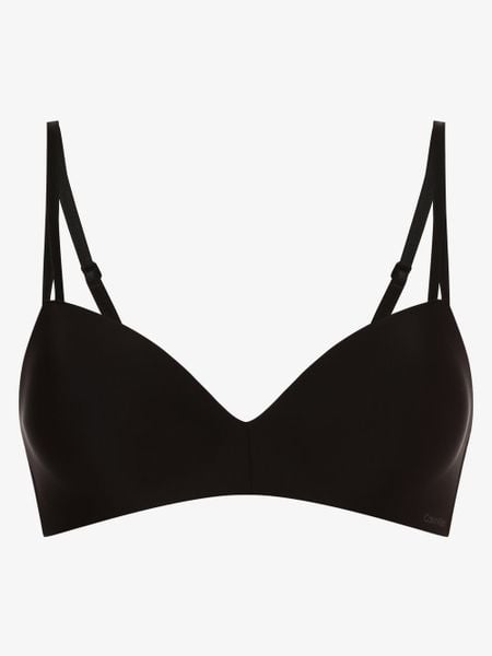 Calvin Klein biustonosz push-up Kobiety Sztuczne włókno czarny, 85C. Czarne biustonosze CALVIN KLEIN, bez wzorów, z włókna. Za 199.95 zł.