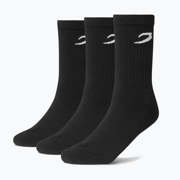 Skarpety męskie BOXRAW Crew 3. Czarne skarpetki męskie BOXRAW, bez wzorów, z bawełny. Za 73.99 zł.