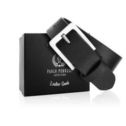 Pasek skórzany 100 CM PAOLO PERUZZI 04Z01100 czarny. Czarne paski męskie Paolo Peruzzi, bez wzorów, z materiału, klasyczne. Za 59.00 zł.