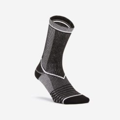 Skarpetki do cross treningu Domyos. Skarpetki damskie DOMYOS, bez wzorów, z dzianiny. Za 39.99 zł.