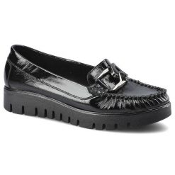 Czarne Półbuty Lemar Damskie Eleganckie Obuwie. Czarne półbuty damskie Lemar, bez wzorów, ze skóry, biznesowe, bez obcasa. Za 239.00 zł.
