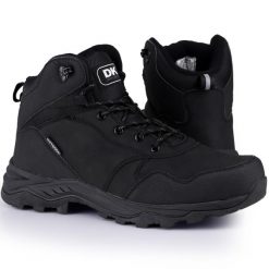 Buty męskie wysokie trekkingowe górskie DK DIABOLO. Czarne buty trekkingowe męskie DK, bez zapięcia. Za 179.00 zł.