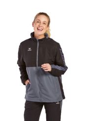 Kurtka Erima Six Wings. Czarne kurtki damskie Erima, xl, bez wzorów, z materiału. Za 393.99 zł.