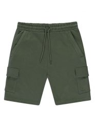 Cars Jeans Bojówki dresowe "Redush" w kolorze zielonym rozmiar: L. Zielone szorty męskie Cars-Jeans, bez wzorów, z bawełny. Za 78.84 zł.