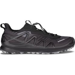 Buty trekkingowe męskie Lowa Merger Low Gtx. Czarne buty trekkingowe męskie Lowa, z materiału, bez zapięcia, trekkingowe. Za 835.00 zł.