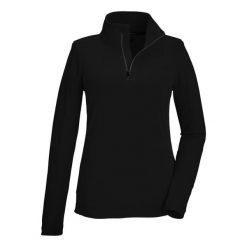 Bluza damska Killtec KSW 101 WMN FLC SHRT. Czarne bluzy bez kaptura damskie KILLTEC. W wyprzedaży za 89.99 zł.