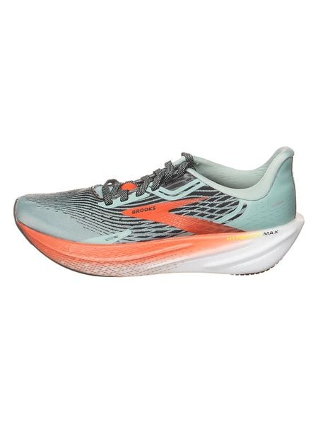 Brooks Buty "Hyperion Max" w kolorze błękitno-pomarańczowym do biegania rozmiar: 38,5. Niebieskie obuwie do biegania damskie Brooks. Za 511.95 zł.